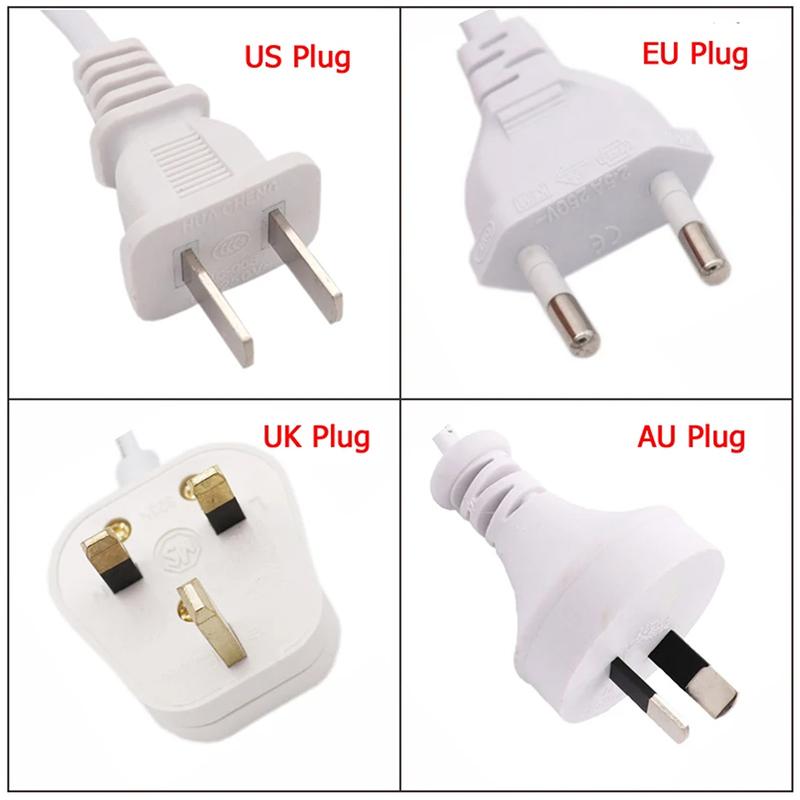 US AU UK EU to E27 Power Cord Screw Base Lamp Holder LED Pendant Light Head With 303 Switch Extent Cable 1.8m Bulb Socket