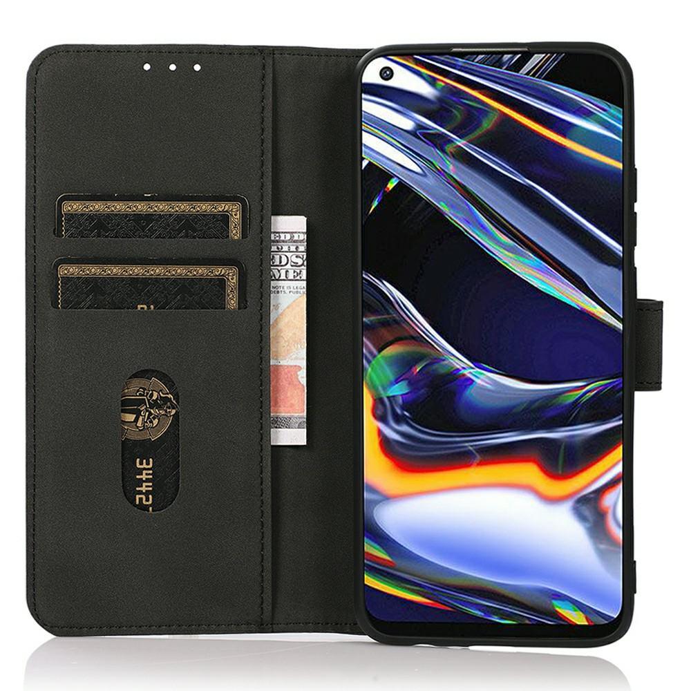

KHAZNEH For Samsung Galaxy XCover7 Pro Case PU Leather Wallet Stand Phone Cover Black