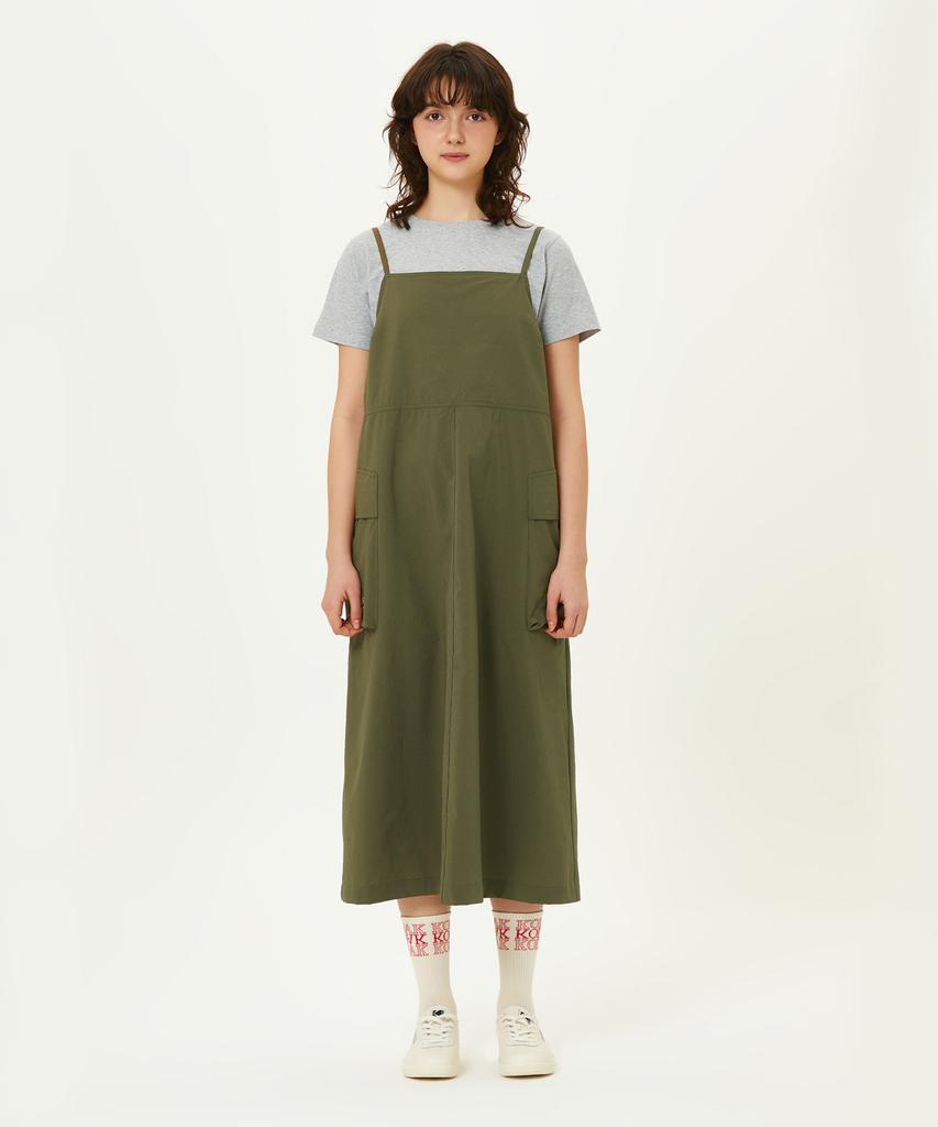 Kodak Breeze Light Sleeveless Dress Khaki