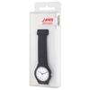 J-AXIS Nuance Color Watch TCL74-BK Unisex Pastel Earth Tones Simple Easy-to-Read Lightweight Black