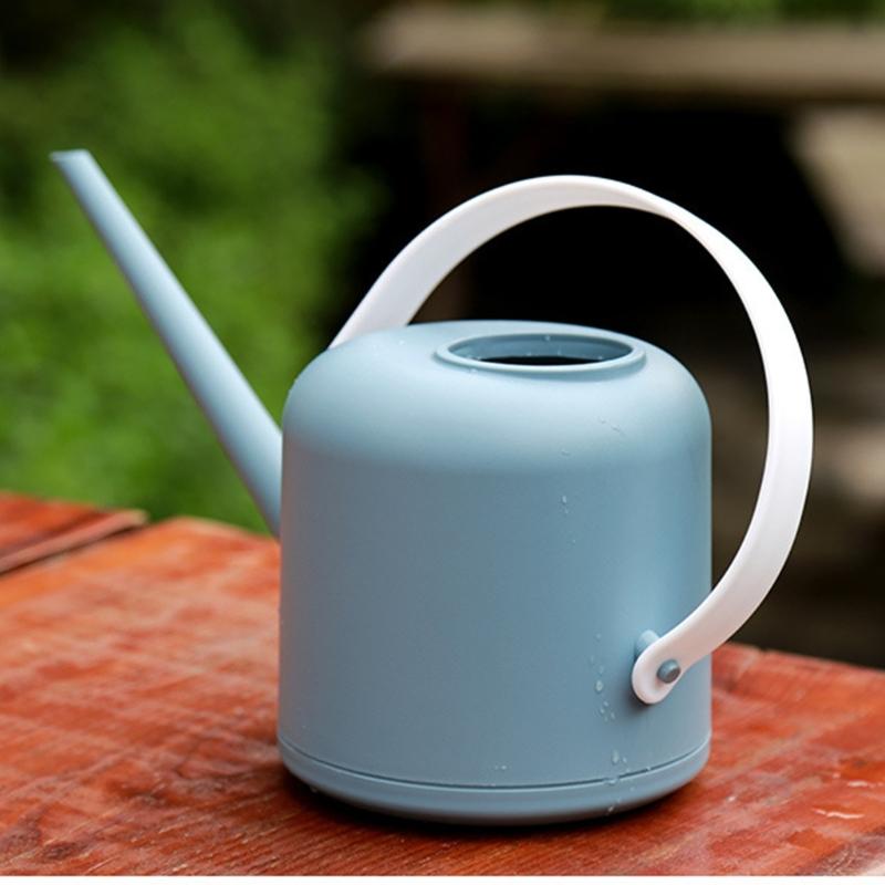 Plastic Watering Can 1800ml for Indoor Plant and Outdoor Garden with Long Spout and Detachable Handle