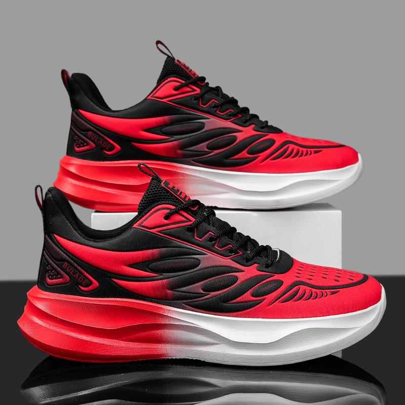 YRZL Mens Sports Shoes Lightweight Breathable Men Running Shoes Non-Slip Durable Comfortable Soft Casual Outdoor Sport Sneakers