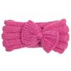 Autumn and Winter Baby Wool Headband, Baby Solid Color Comfortable Bow Hair Accessories, Children's Headband