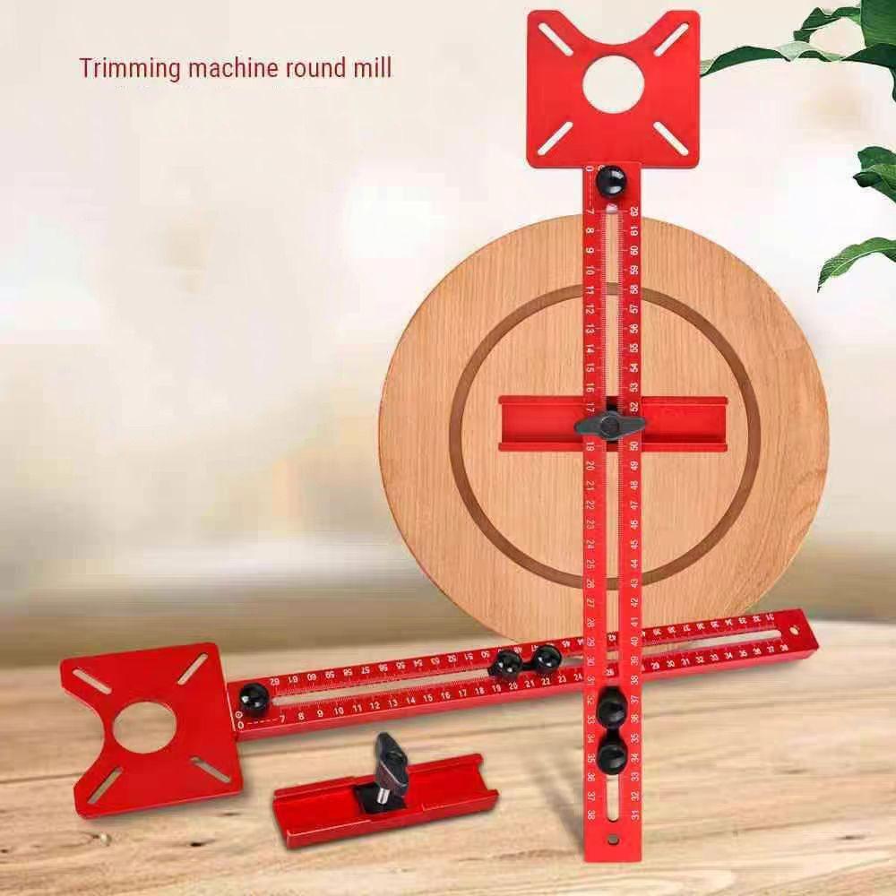 9-61cm Router Milling Groove Bracket 3 In 1 Milling Circle Positioning Ruler  Woodworking
