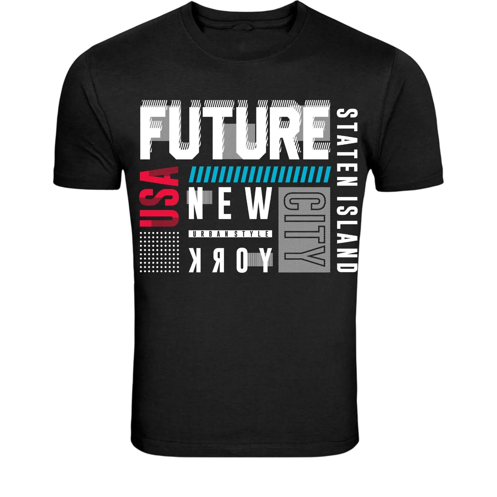 Future Staten Island NYC Urban Style T-Shirt - Modern Streetwear 4XL