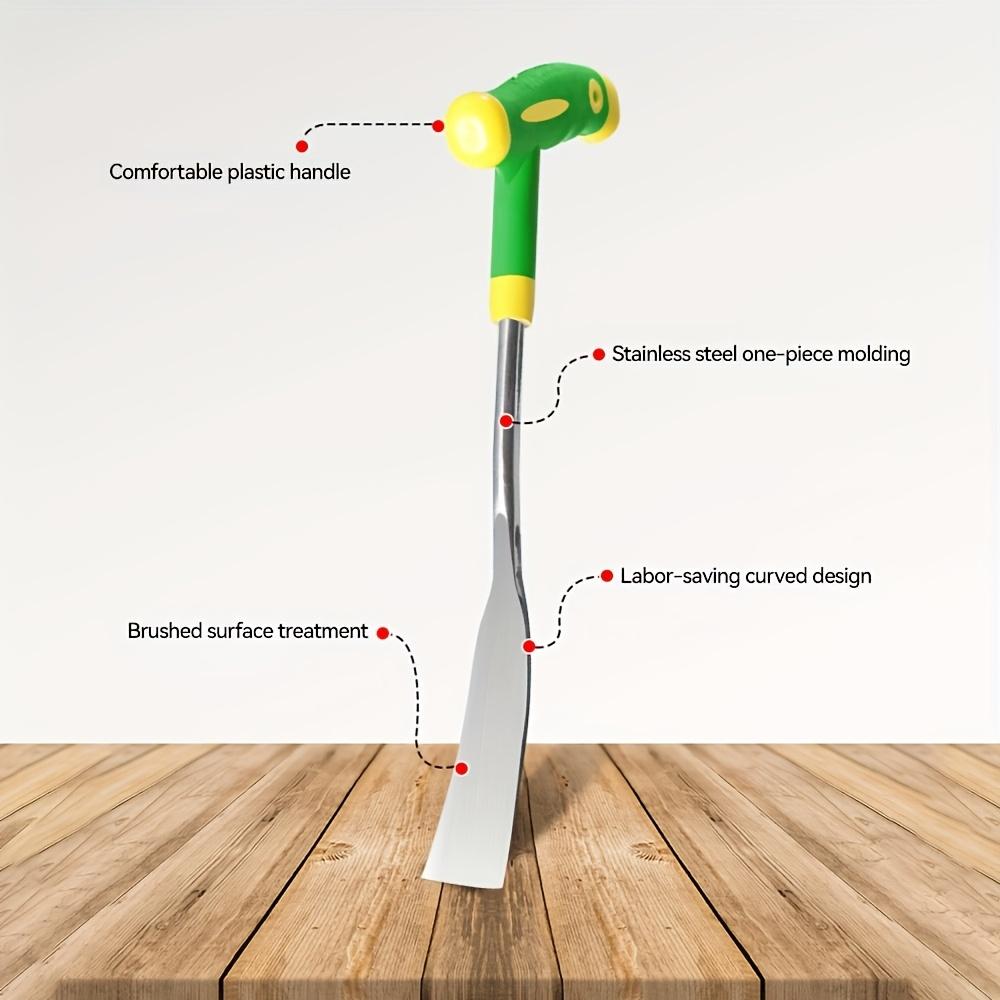 Heavy-Duty Stainless Steel Garden Shovel with Ergonomic Handle & Sharp Edges - Multi-Functional Tool for Planting, Digging, Loosening Soil