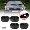 4 Pcs Rubber Housing Seal Cap ID 75mm Car H4 LED Headlight Dust Cover Shell Cap