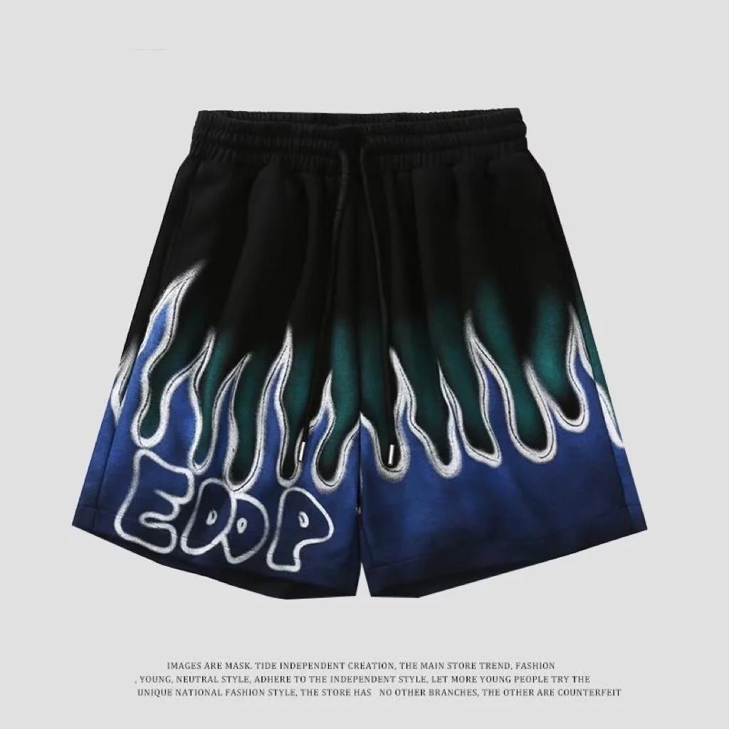 Fire Flame Training Muay Thai Boxing Shorts Kickboxing Print Quick Dry Martial Art Boxer Men Women Kid Pants Fitness Gym Sport Workout Streetwear