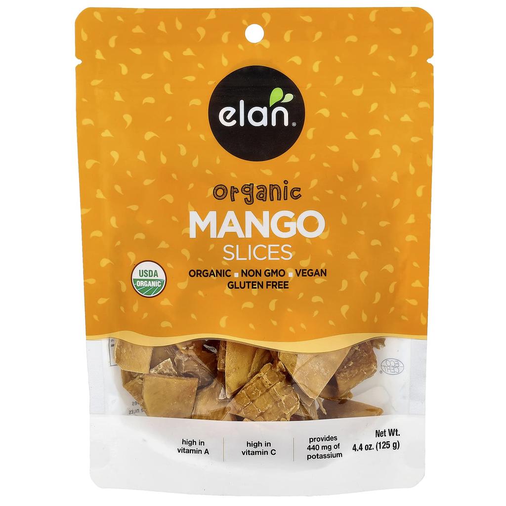 Elan Organic Mango Slices, 125g (4.4oz)