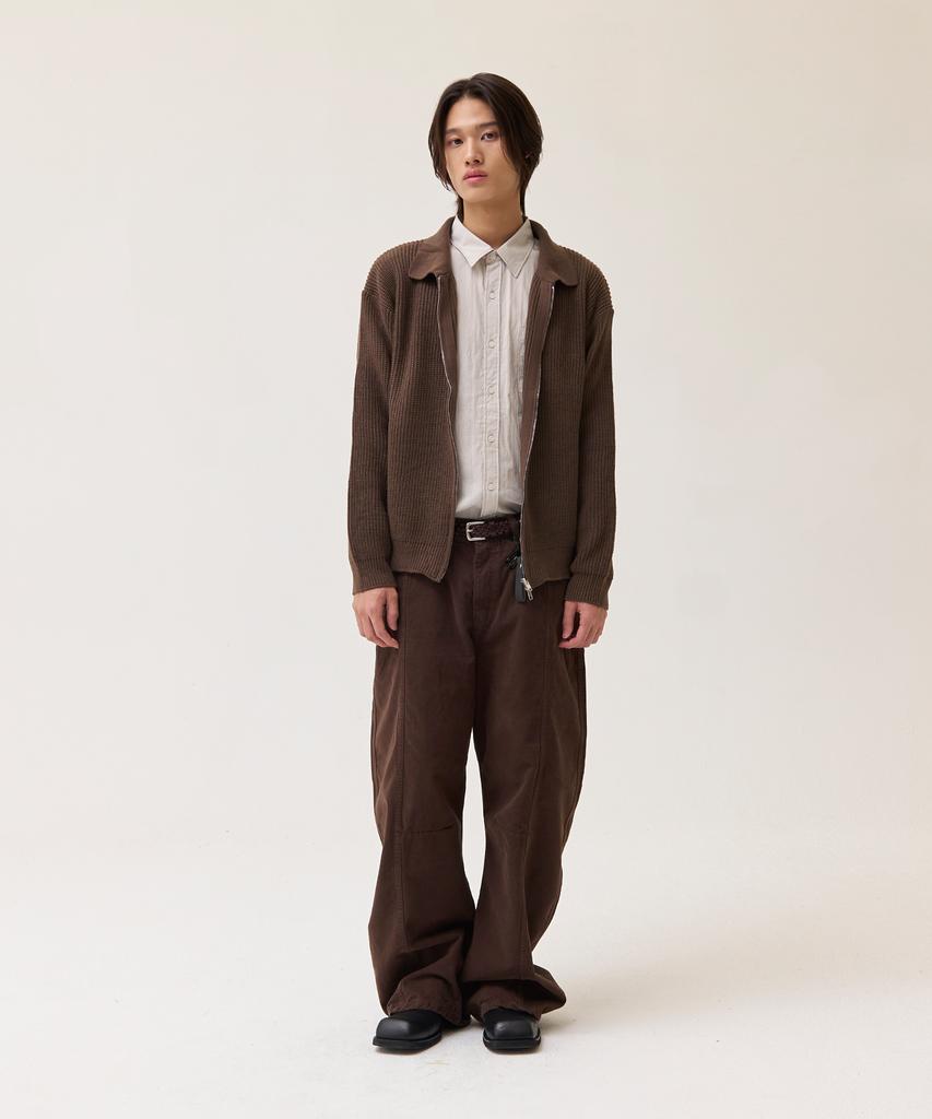 Akesi Denzel Summit Curved Cotton Pants_Brown