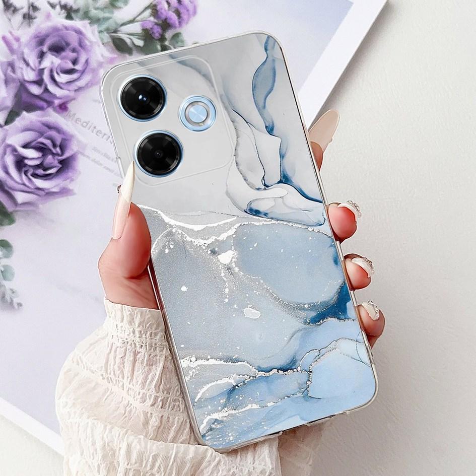 New For Xiaomi Redmi 13x 4G Case Cute Cartoon Panda Machine Flower TPU Soft Silicone Cover For Xiomi Redmi 13X Shockproof Bumper