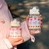 Cute Glass Straw Cup