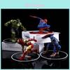 Decoração de Modelo de Personagem Vingadores Homem-Aranha Hulk Capitão América Homem de Ferro de Alta Qualidade Para Fãs