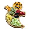 92MF Decorative Wooden Halloween Tray For Cheese Finger Party Use