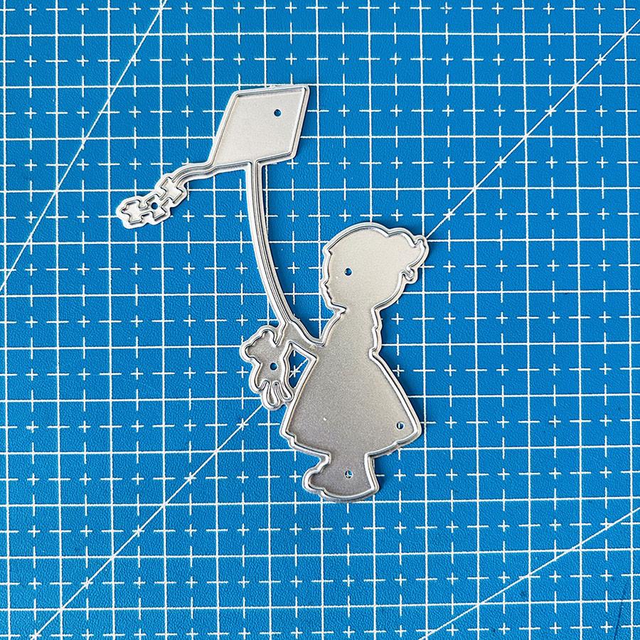 2pcs Family Members Metal Cutting Dies Stencil for DIY Scrapbooking Photo Album Embossing Paper Cards Crafts Diecuts