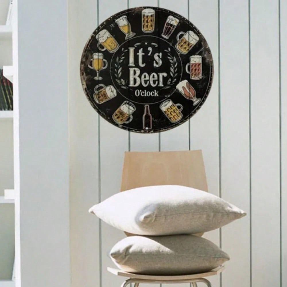 Vintage Metal Wall Art Sign for Home Garden Decor