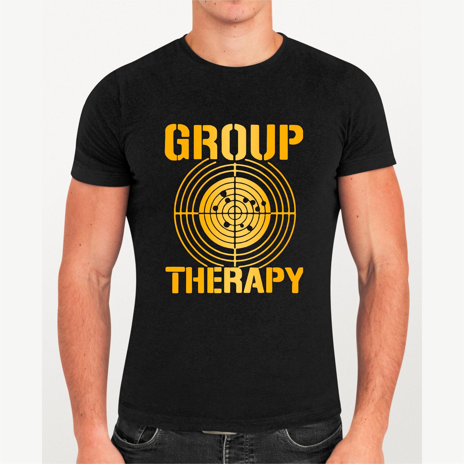 Group Therapy Shooting Range Men s T-Shirt Funny Gun Laws Amendment Tee Top XXXXL