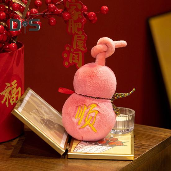 Kürbis-Plüschtier, chinesische Sternzeichen, Kürbis-Plüsch, chinesisches Neujahrs-Plüsch, Kürbis-Maskottchen, Plüschpuppe für die Dekoration des Frühlingsfests