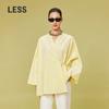 LESS 2024 Spring Cotton Casual Long Sleeve Shirt