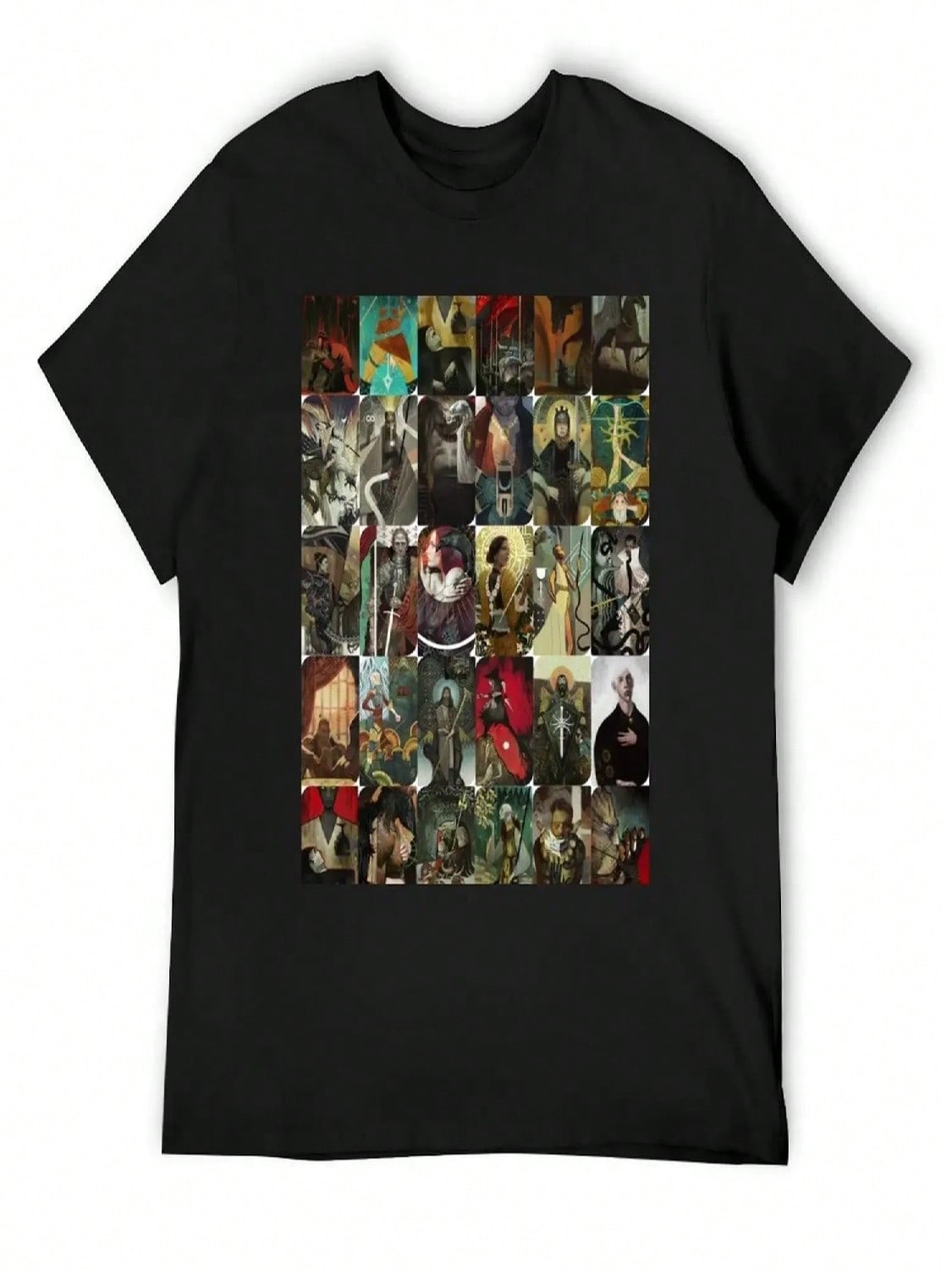 Tarot Cards T-Shirt Essential T Shirt Graphic Tee Shirt Man Clothes Man T Shirt Luxury Clothes Men S разноцветный
