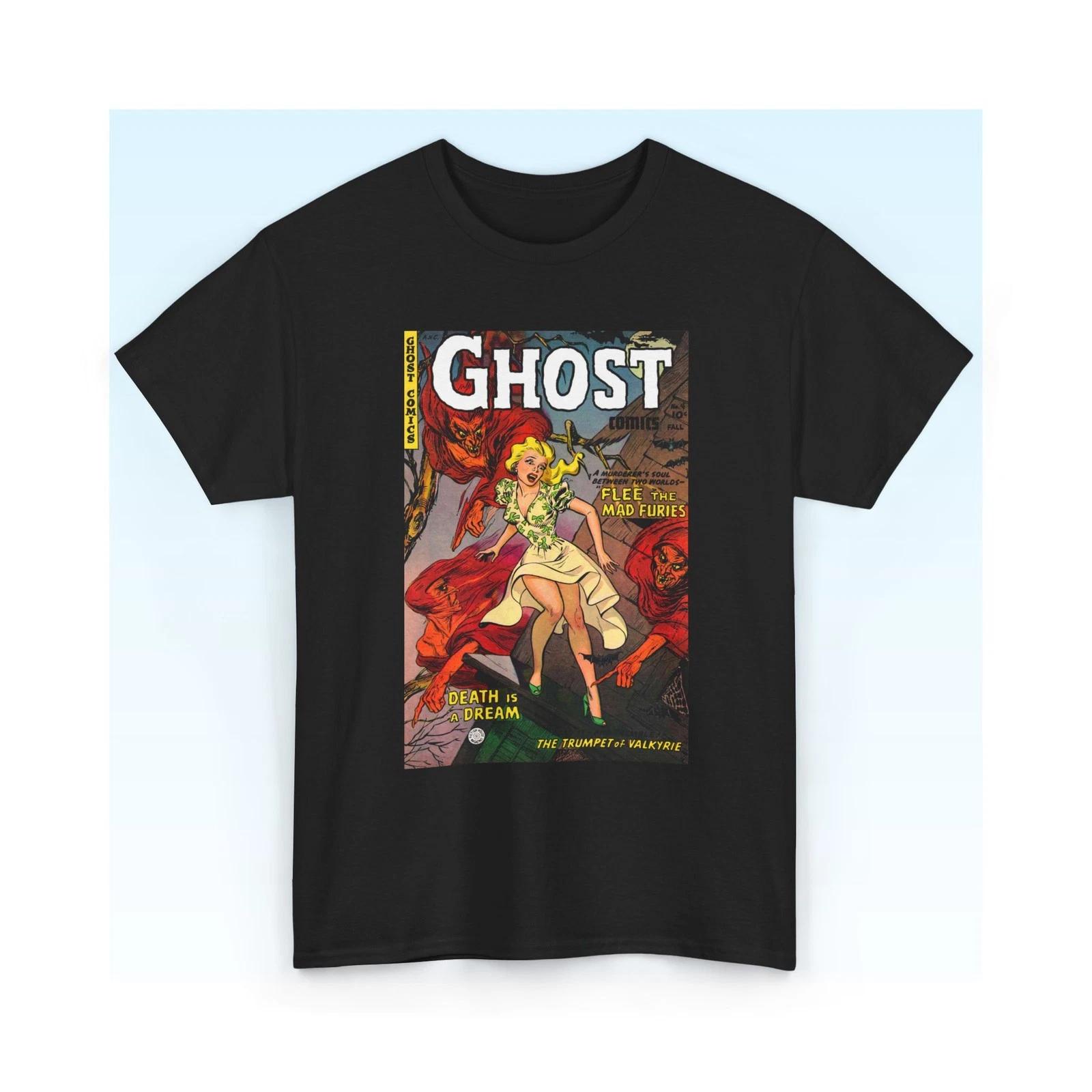 Ghost Comic Book Cover T-Shirt, Comic Con T-Shirt, Vintage Comic Book Tee S-5XL M