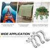4-Piece Marine-Grade 316 Stainless Steel Deck Rings – Corrosion-Resistant Eye Straps For Boats, Kayaks, Awnings – Sizes 4-10mm – Securing & Hanging
