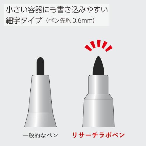 KOKUYO Pen Marker Research Lab Pen Alcohol Resistant Type Red Set of 2 PM-R100RX2SET