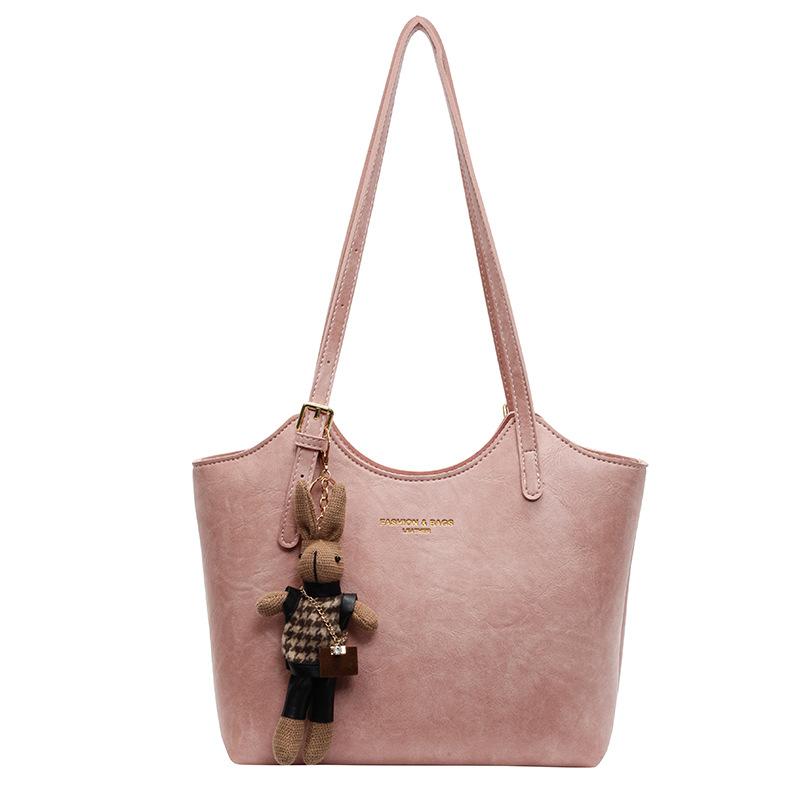 Today's Popular Versatile Fashion Simple Style Niche Retro Underarm Tote Bag Women's Casual Commuting Texture Shoulder Bag