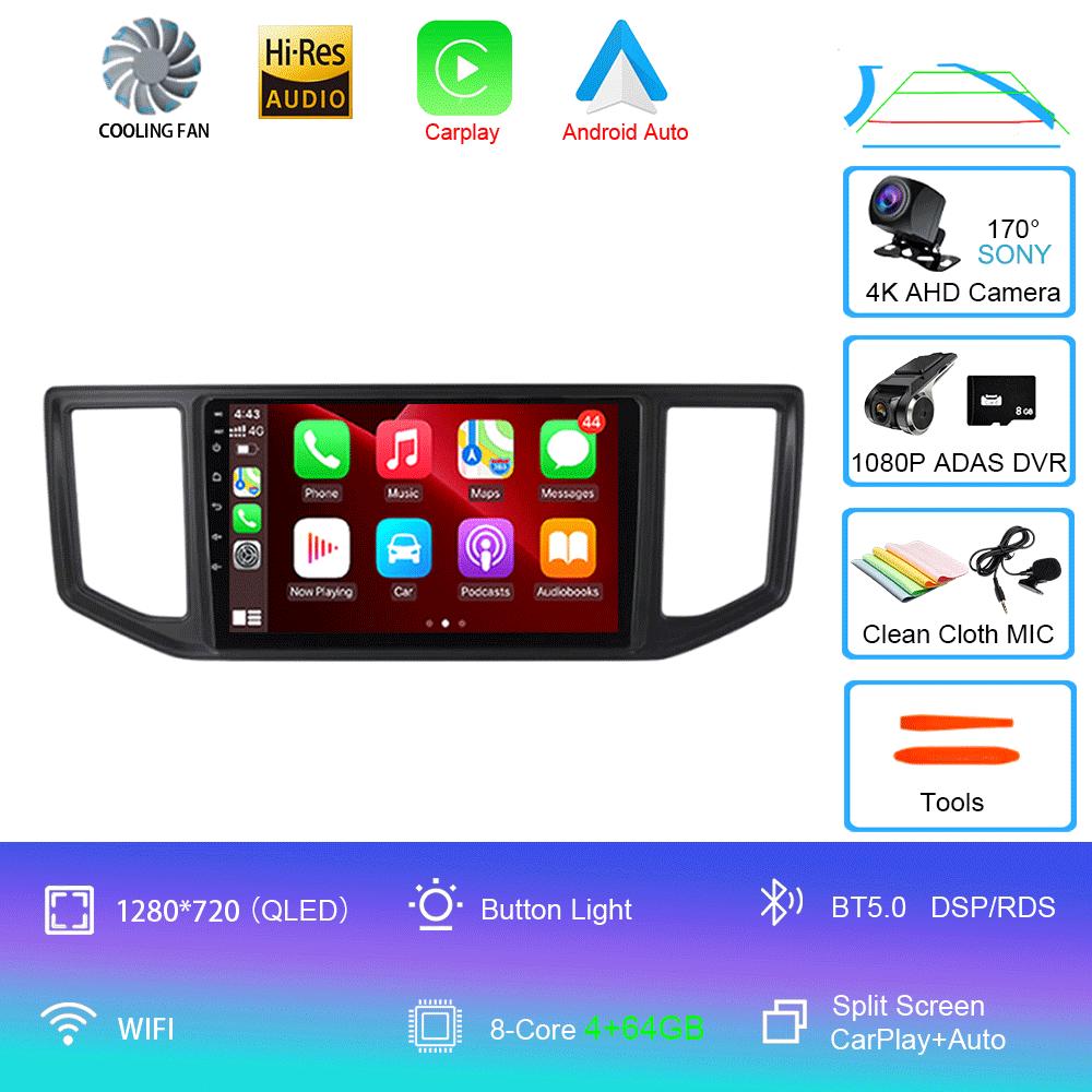 For VW Crafter Van Man 2017-2021 2Din GPS Auto Radio Video Player Android 14 DSP CarPlay Stereo Support WIFI OBD DVR
