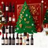 1 PC 2D Red Wine Christmas Tree Decoration Acrylic Pendant