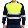 Construction Workwear Reflective Strip Long Sleeved T-Shirt Top