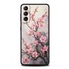 Cherry Blossom Tree Phone Case For Samsung Galaxy S24 S23 Ultra S22 S21 S20 FE 5G S10 S10E S9 Plus S8 Soft Silicone Black Cover