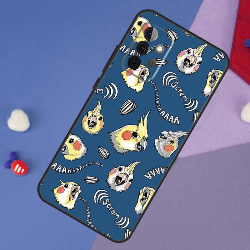 

Cartoon Cockatiel Collage Case For Samsung Galaxy A15 A54 A34 A14 A13 A53 A16 A26 A36 A56 A12 A22 A32 A52 A06 A35 A55 Samsung A52S 5G