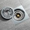 Beyoon Modern Rectangle Bathroom Accessories 4 Inch Anti-odor Shower Chrome Washing Drain Washing Machine Floor Drain HIDL117-3B