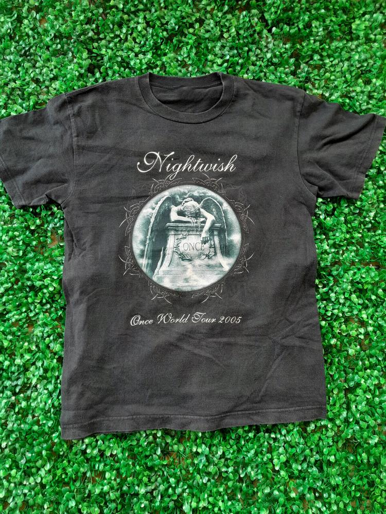 Nightwish Band Once World Tour Unisex Black Shirt Adult Cotton Tee UB088