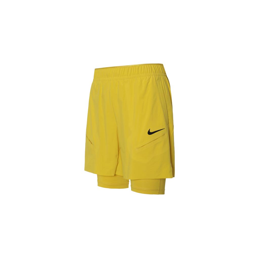 New Nike Court Slam Tennis Bottoms Men's Bright Sulfur Yellow FD5285-709