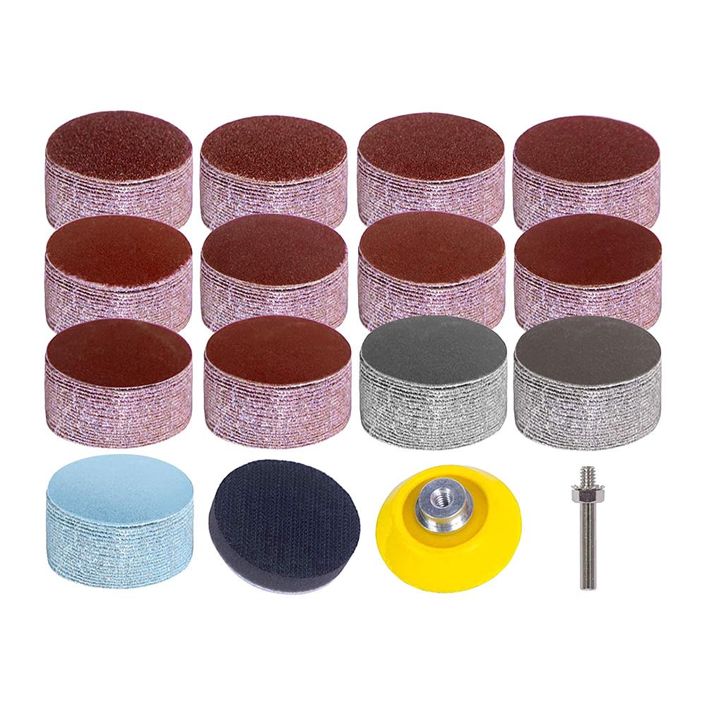 

Sanding Discs Pad Kit Shank Sponge Cushions for Drill Grinder Precision Tools (Pack of 130)