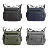 Oxfords Toted Bag for Men Shoulder Crossbody Handbag with Multi Pockets Zipper for Work Office Travel and Daily Use