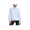 Under Armour Icon Loose Simple Comfortable Warm Fleece Pullover Sweatshirt Women Sweatshirt Rain-Cloud-Blue 1386500-464