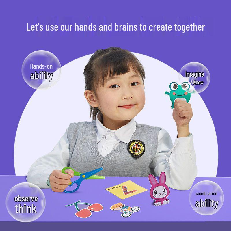 Kids' Origami and Craft Paper Set for Beginners - DIY Cardstock for Elementary and Kindergarten Creativity
