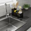 Well-ventilated Kitchen Sink Organizer Space-saving Sink Sponge Storage Basket  Soap