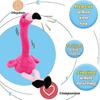 Talking Flamingo Repeats What You Say Twisting Electric Interactive Animated Toy Speaking Plush Buddy Gift for Toddlers Birthday Festival Holiday, Pin