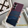 Luxury Invisible Magnetic Hinge Phone Case for Samsung Galaxy Z Fold 7 6 5 Carbon Fiber Texture Wireless Charge Drop Proof Cover
