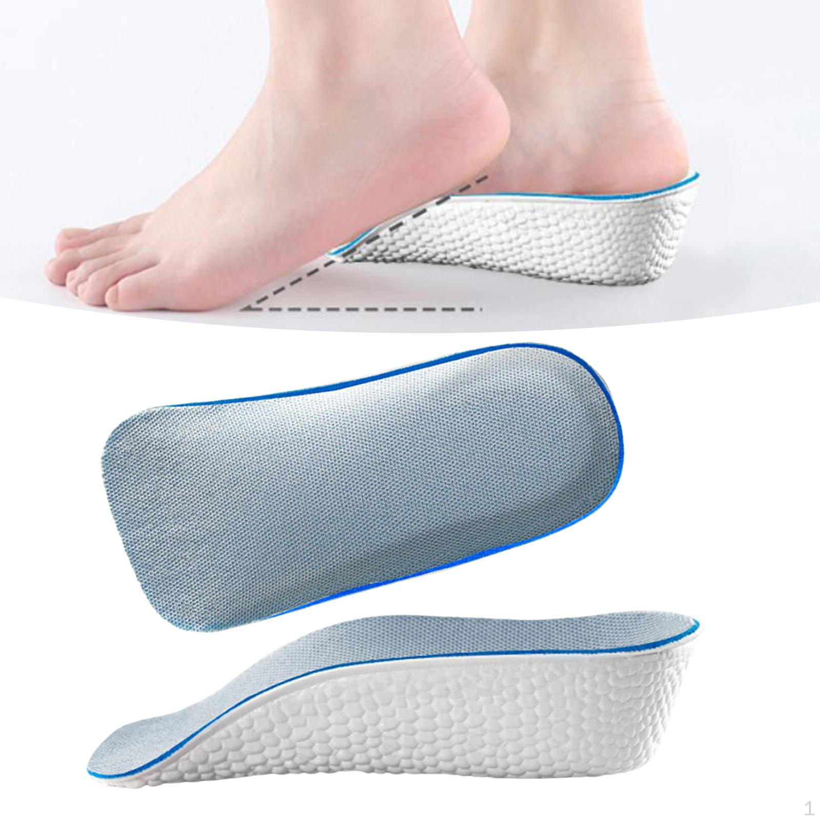 

2 шт. Жінки Чоловіки Збільшення росту Устілки Вставки для взуття Елеватори Легкі напівпідножки EVA 3.5cm