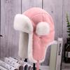 Lady Men Aviator Trapper Hat Cap Ski Ushanka Russian Cossack Faux Fur Winter