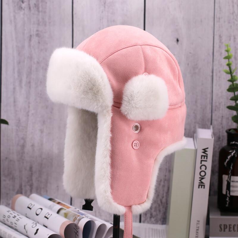 Lady Men Aviator Trapper Hat Cap Ski Ushanka Russian Cossack Faux Fur Winter