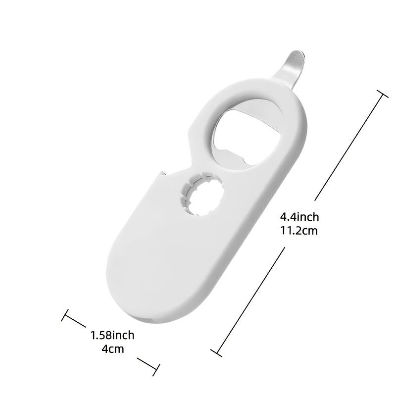 Five-in-one multifunctional bottle opener Built-in magnet - Stainless steel beer bottle opener Effort-saving bottle cap opener Designed specifically