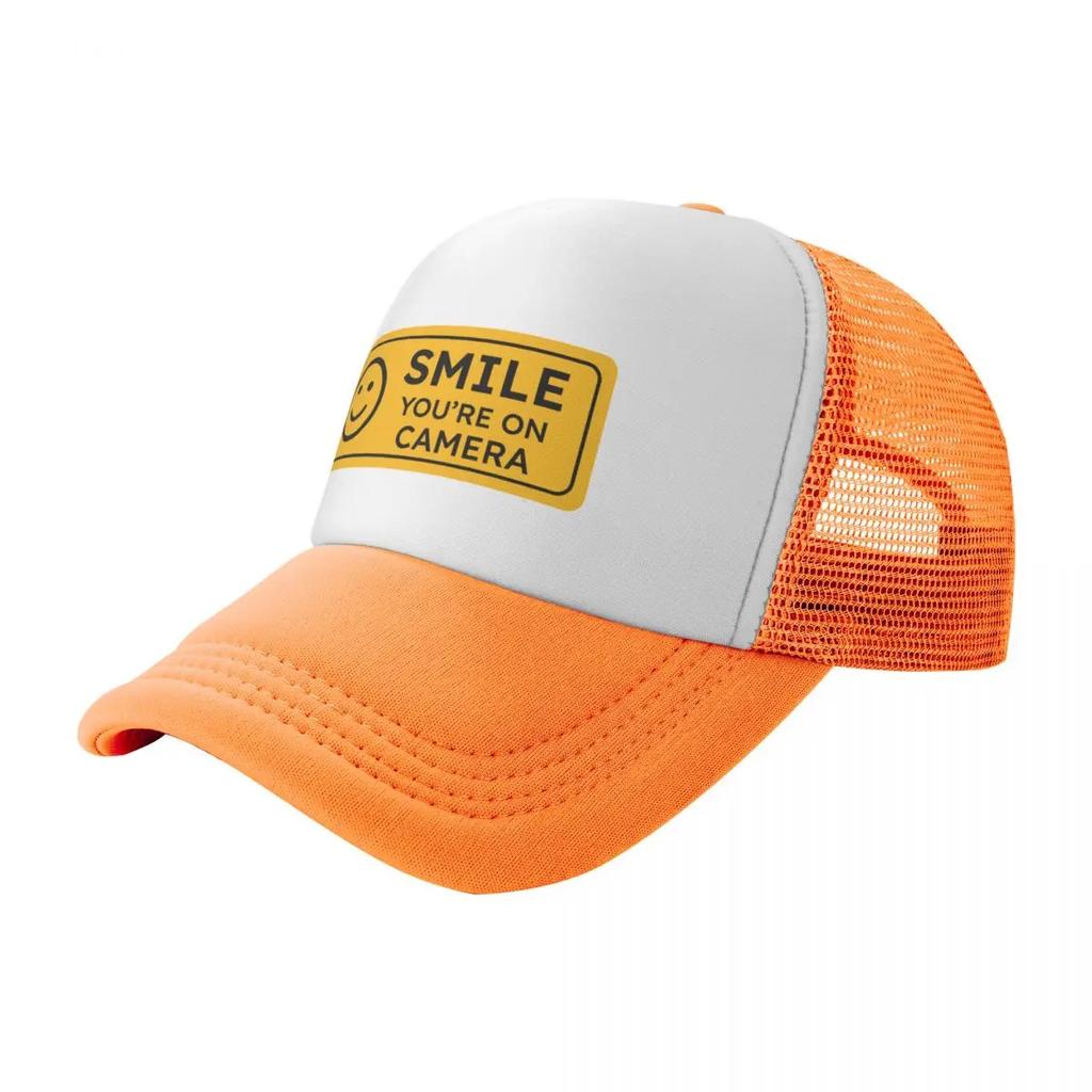 Smile Youre On Camera Baseball Cap New Hat Golf Wear Funny Hats Unisex Caps Women's