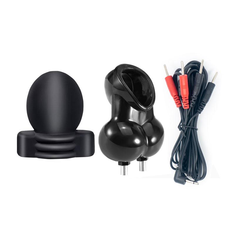 Penis Electric Stimulation Scrotum Electro Chastity Cage Cock Rings  Toys Electroshock Cockring Glans Stimulator Estim Sex