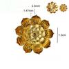 Alloy Incense Burner Sandalwood Incense Stick Holder Metal Zen Lotus Line Incense Plate Temples Yoga Studios Home Decoration